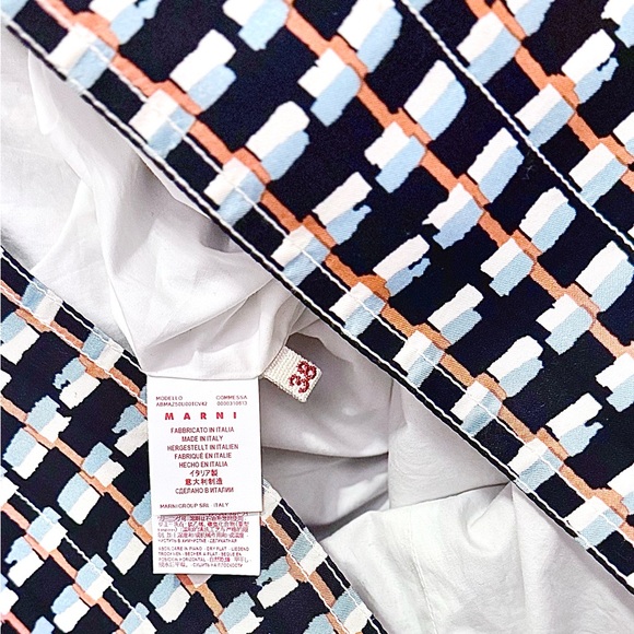 MARNI - Mod Geometric Shift Dress - Picture 8 of 8